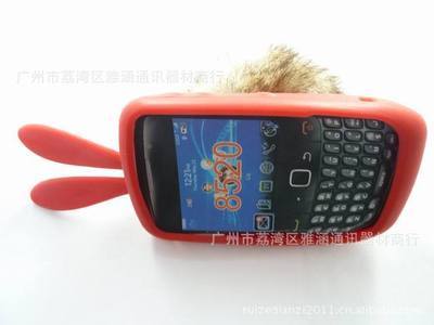 黑莓8520兔子硅膠套 現貨促銷，歡迎訂購